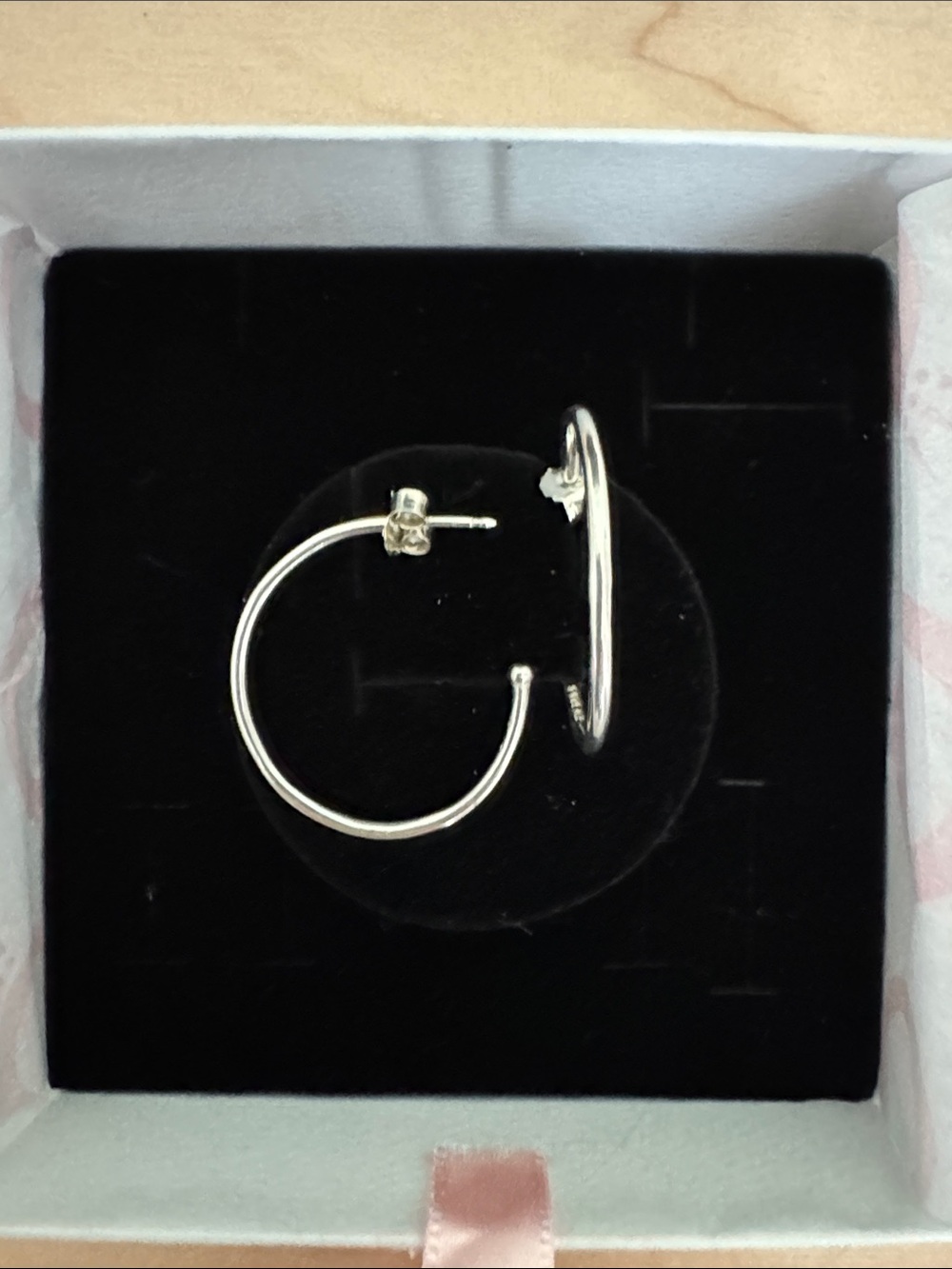 Pandora Silver Open Hoop Earrings